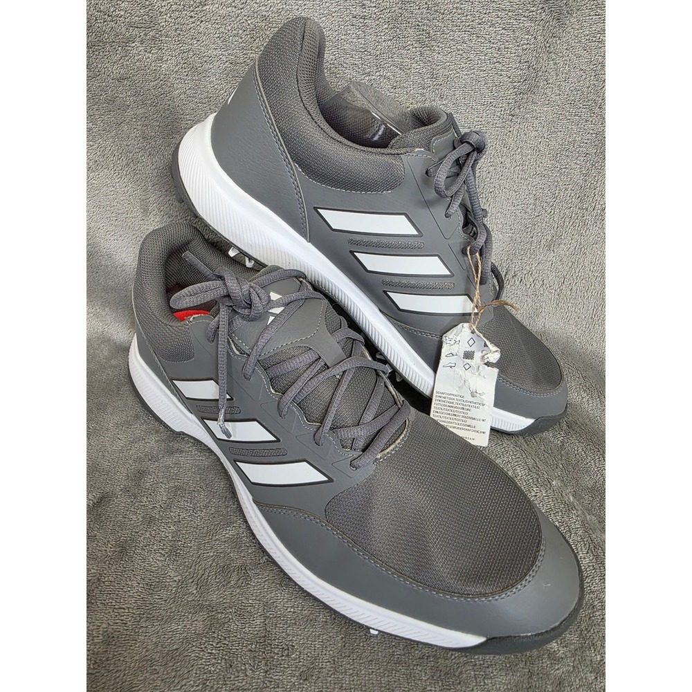 adidas Tech Response 3.0 GV6889 Grey White Men's Size 13 Golf Shoe New w/o Box